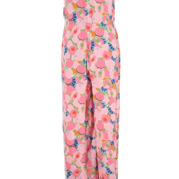 Staud Abstract Peach Jumpsuit - Picture 3 of 8